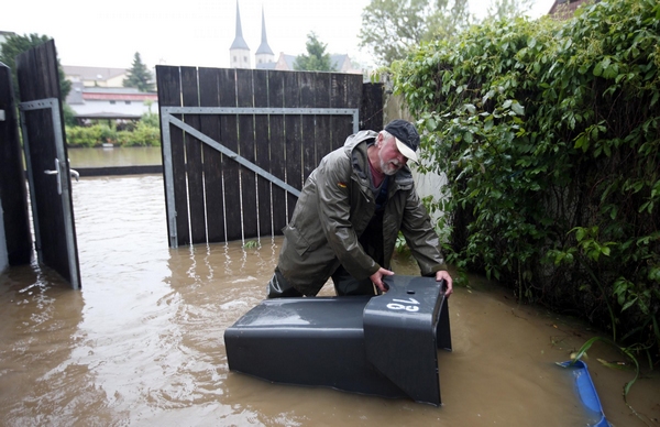 Floods strike Europe