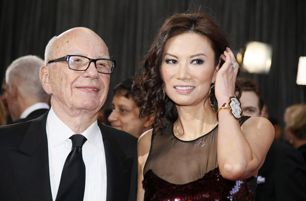 Murdoch files for divorce from wife Wendi