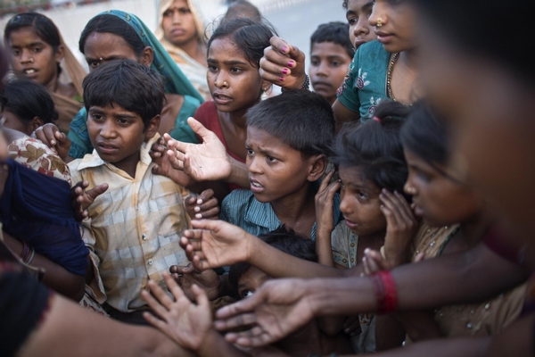 Indians displacecd by rising water of river Yamuna