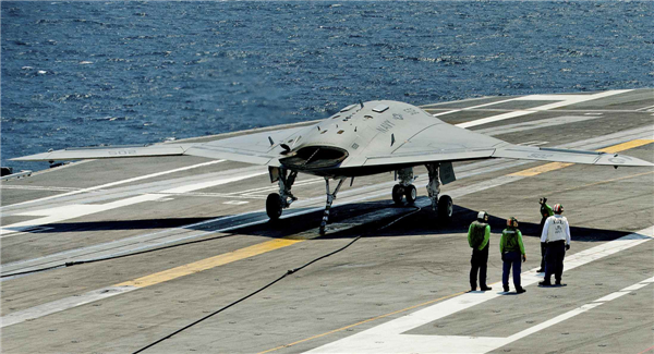 US drone completes 1st unmanned carrier landing