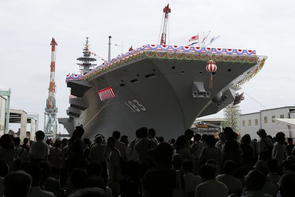 Japan launches largest surface combatant