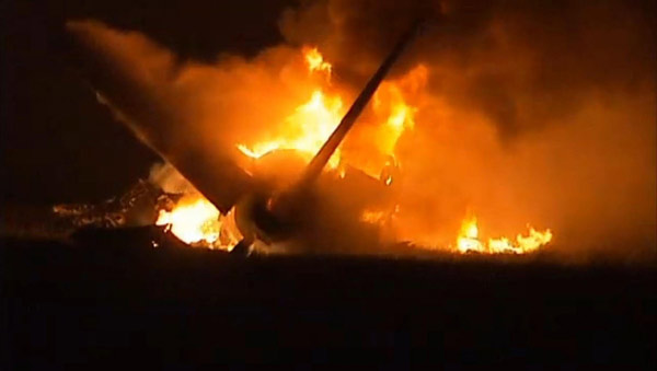 Two killed in fiery crash of UPS cargo jet