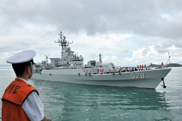 China's 14th naval escort fleet visits Thailand