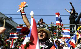 Thai ministries shut by protests