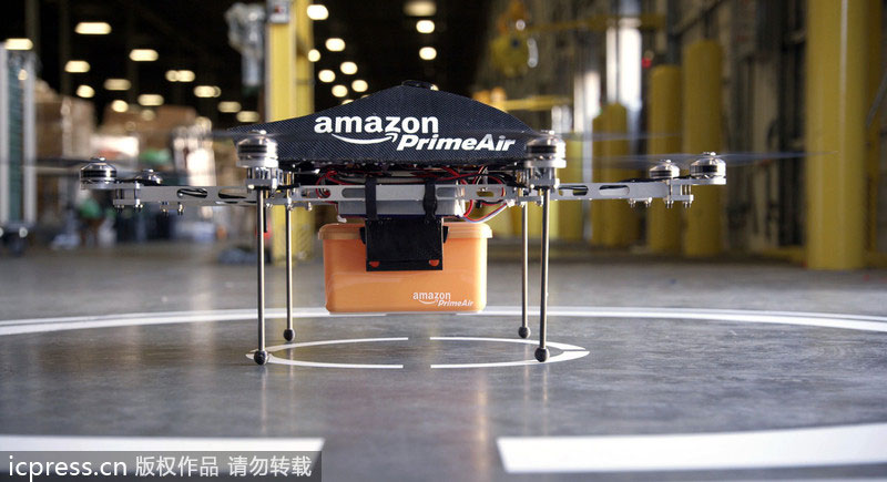Amazon sees delivery drones as future