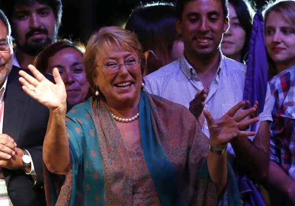 Michelle Bachelet easily regains Chile presidency