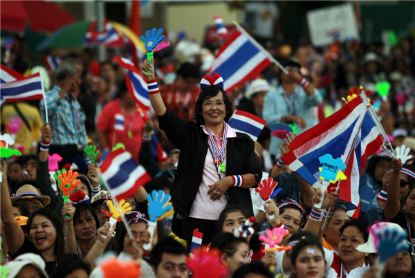 Protesters swarm in Bangkok to demand PM resign