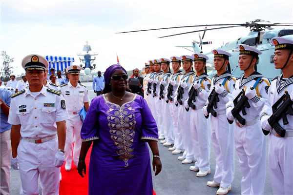 15th Chinese naval escort taskforce visits Kenya