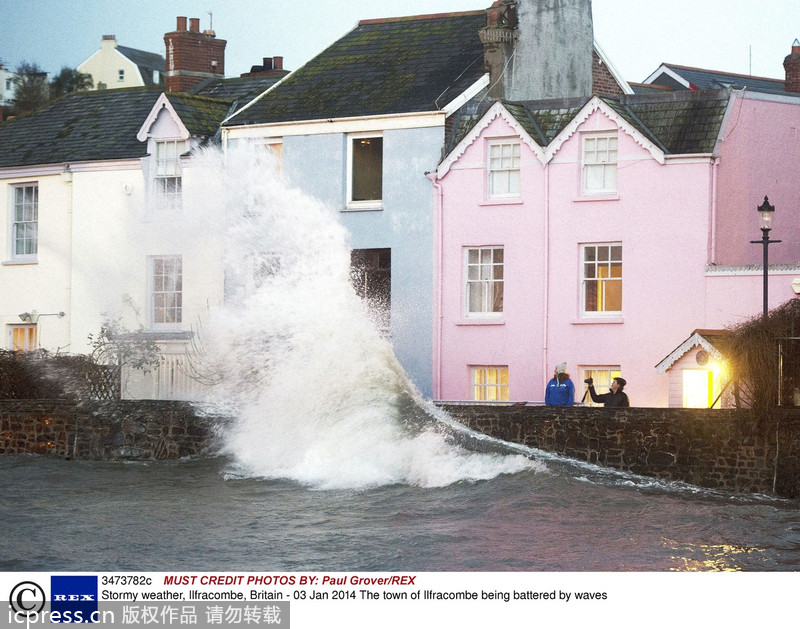 Strong storm blasts UK