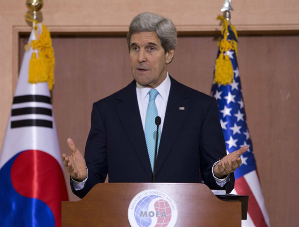 DPRK unacceptable as nuclear state: Kerry