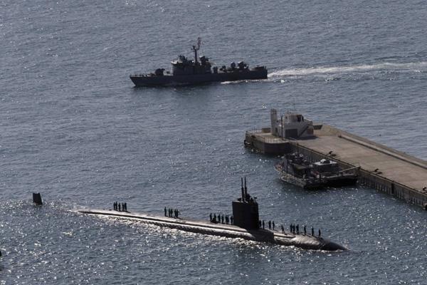 Nuclear-powered US submarine arrives in S. Korea