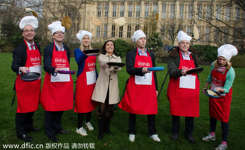 It's a toss-up who wins on Pancake Day