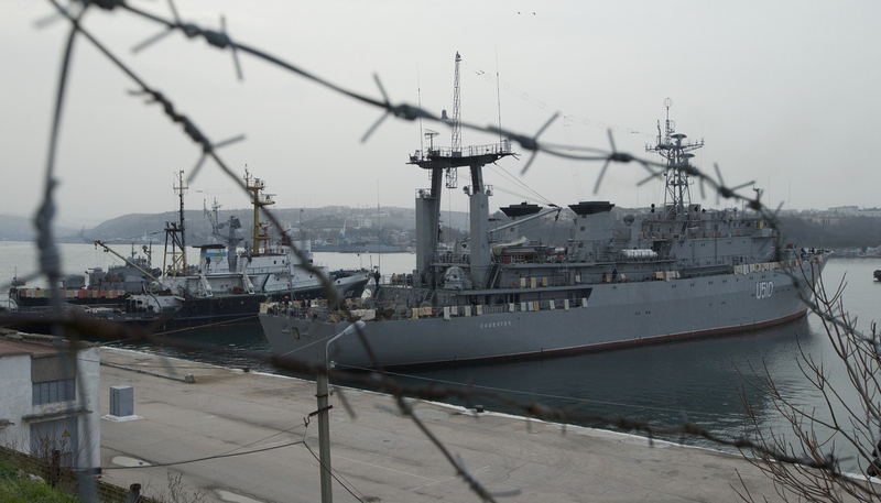 Anchored but asea: Ukranian ships await outcome