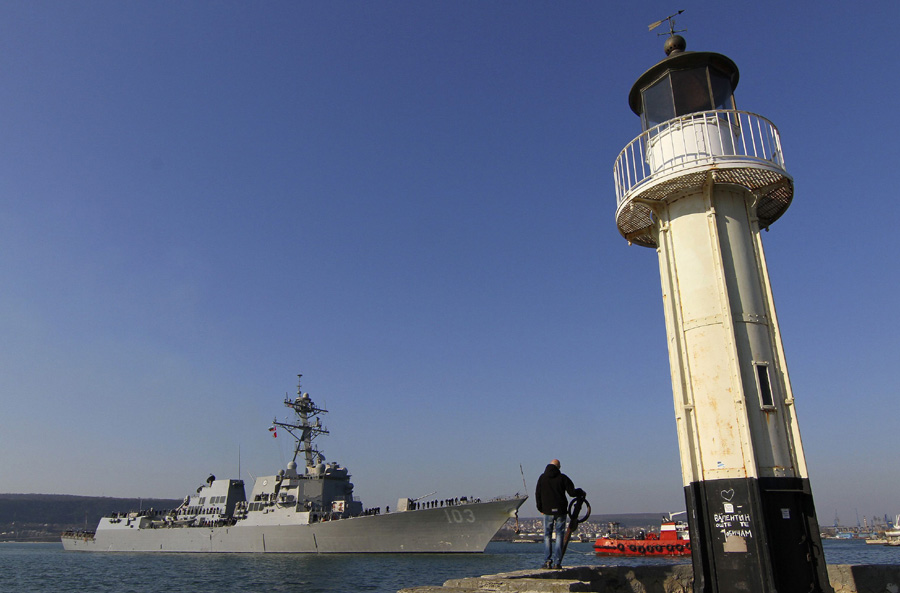 US Black Sea naval drills start near Crimea