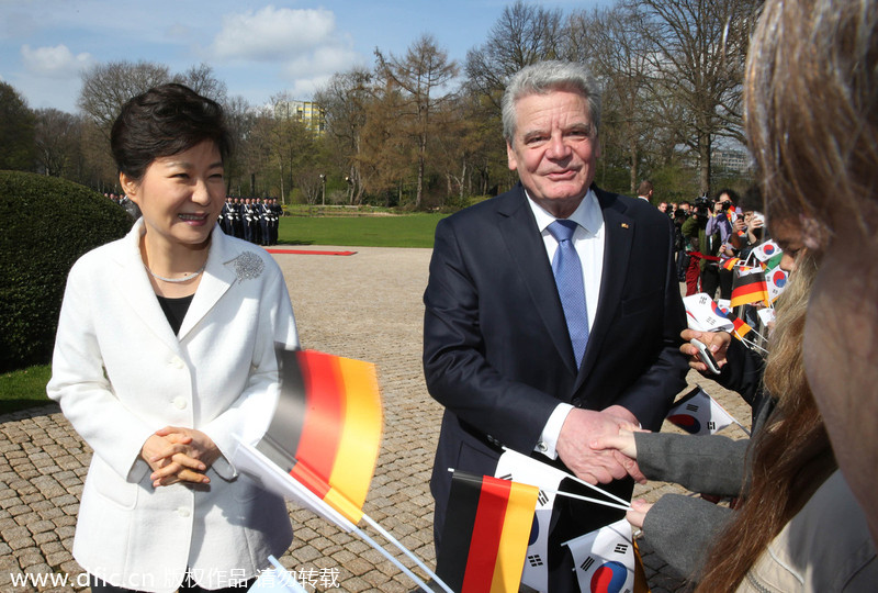 Park Geun-hye visits Germany
