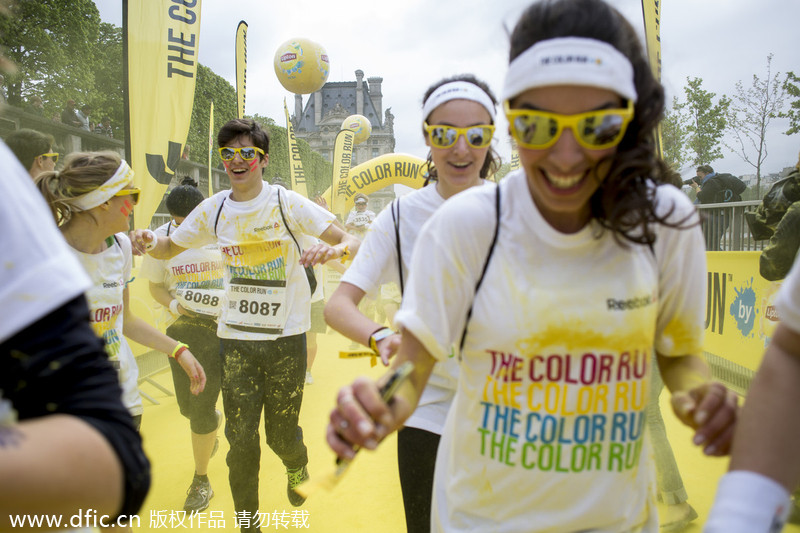 Color Run race in Paris