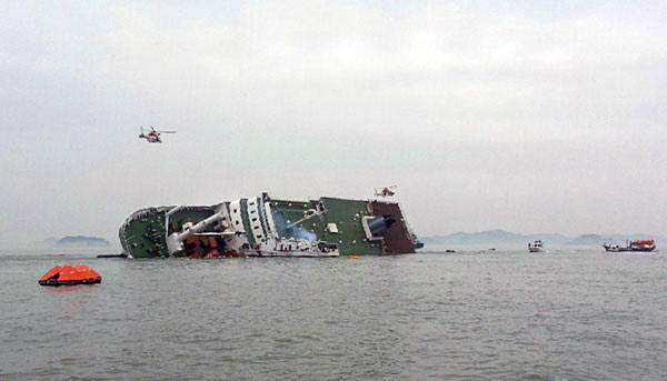 6 dead, 284 missing after ROK ferry sinks