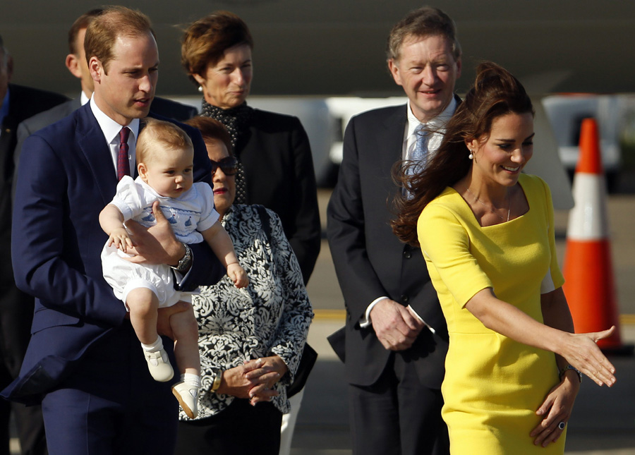 William, Kate and Prince George ready to charm Australia