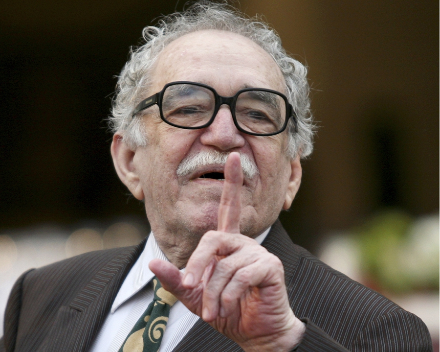 Nobel Prize laureate Gabriel Garcia Marquez (1