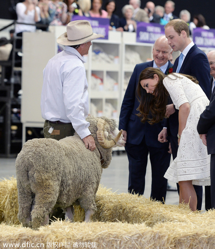 William, Kate visit Sydney Royal Easter Show
