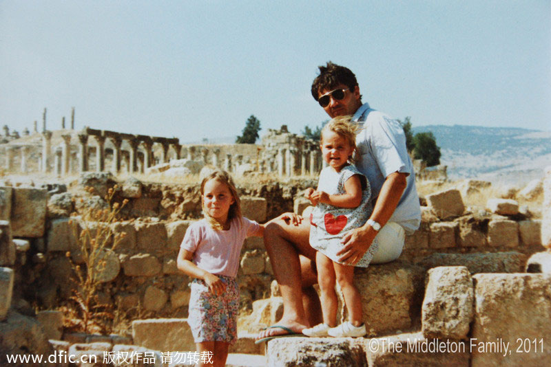 Childhood photos of Prince William and Kate