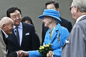 Danish Queen Margrethe II visits Shanghai