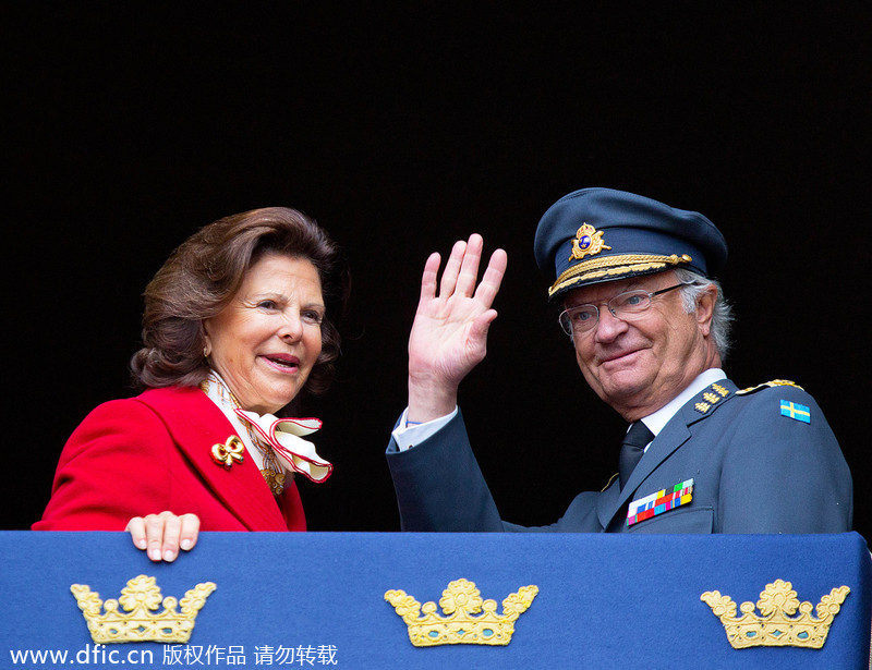 Sweden's King Carl celebrates birthday