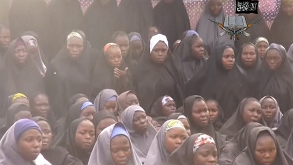 Video appears to show Nigerian schoolgirls praying