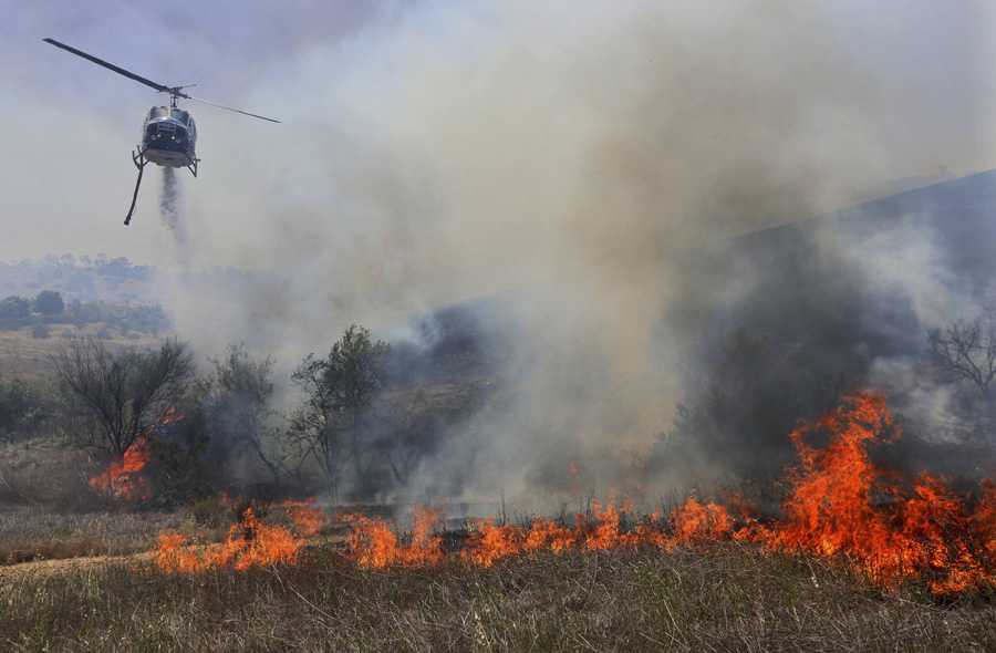 Wildfires force evacuations in California