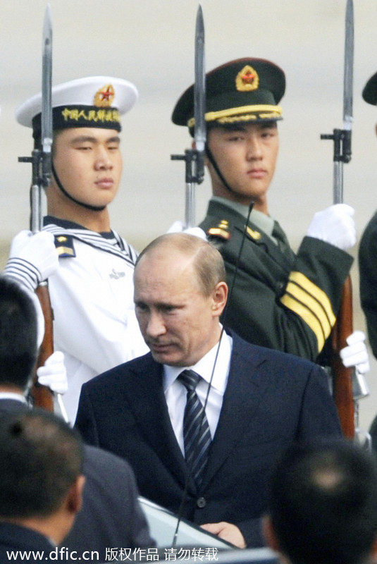 Putin's close ties with China