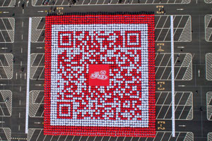 World now filled with QR code