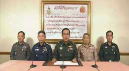 Thai military junta declares coup