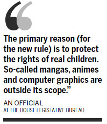 Japan takes step to ban possession of child pornography