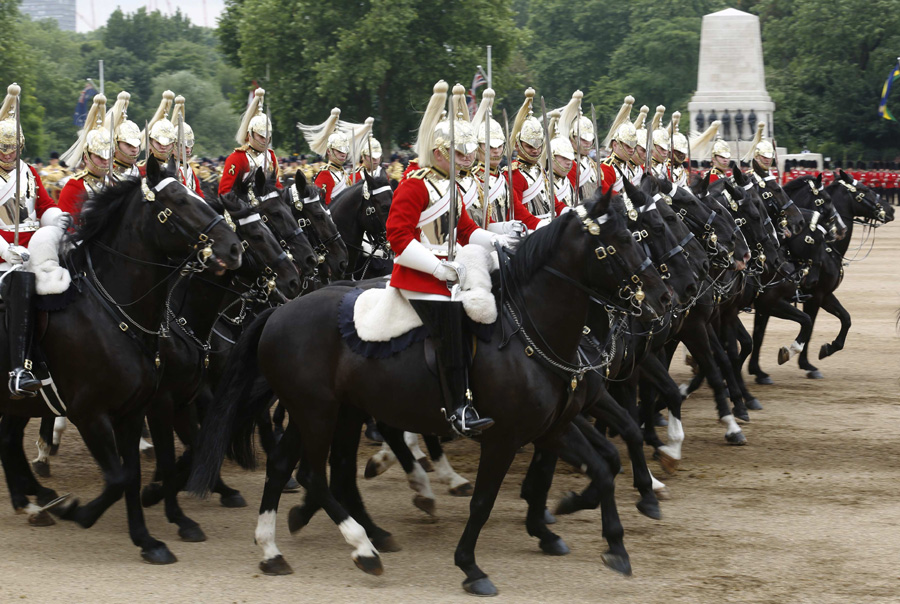 Britain celebrates Queen's official birthday