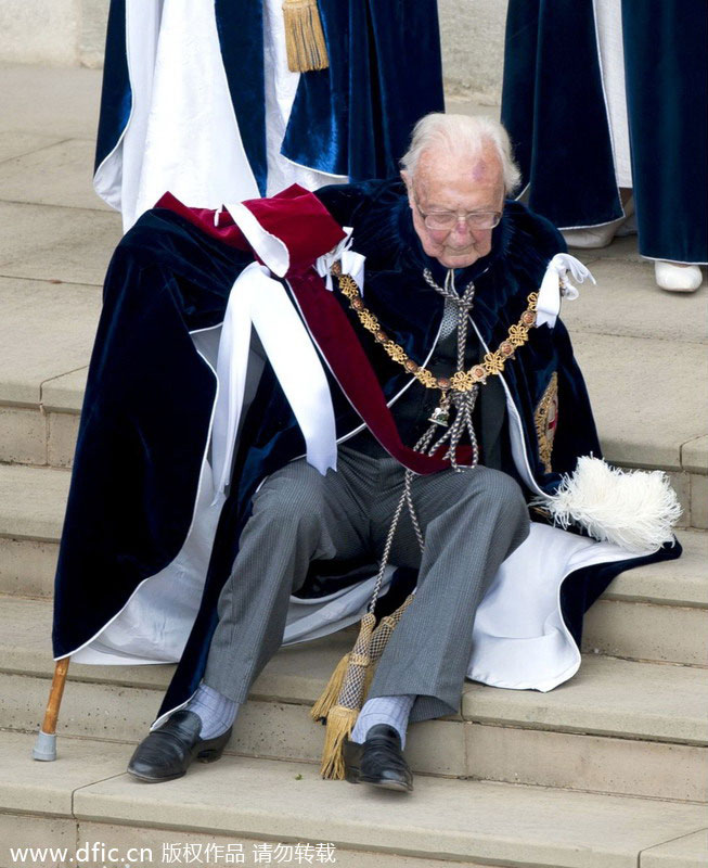 British royal family gathers for ancient ceremony