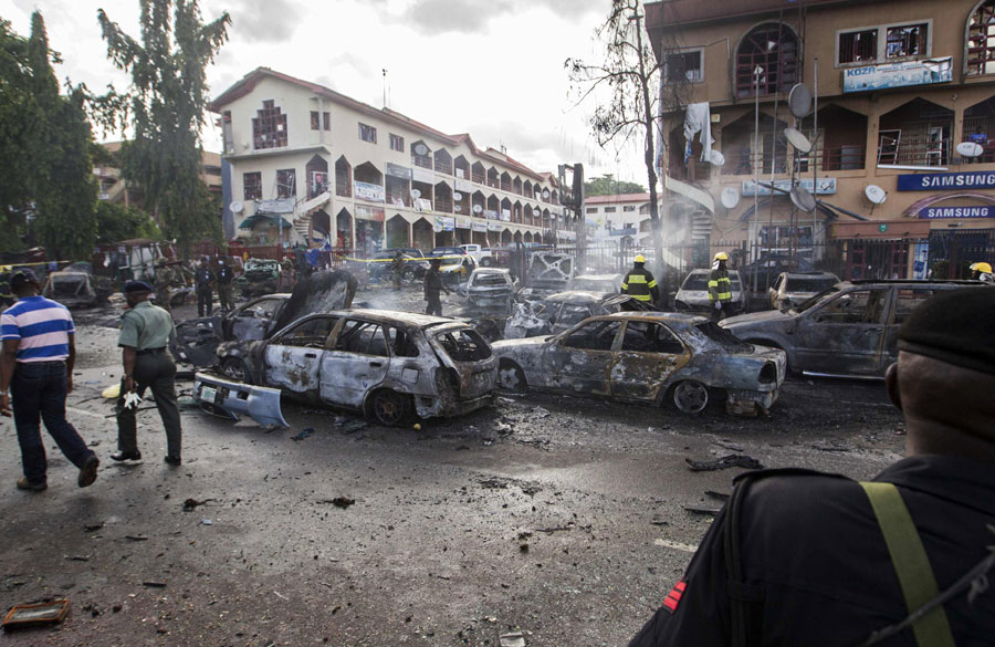 At least 21 killed in rush-hour blast in Nigerian capital