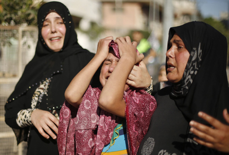 Gaza weeps in war woe