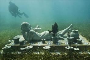 Historical underwater park in Mali Losinj