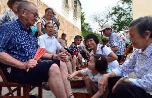 Japanese traditional Bon Festival celebrated in Tokyo