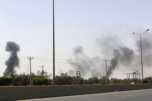 Libyan warplane crashes in Benghazi