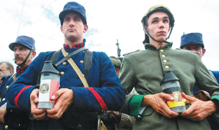 France, Germany remember first fallen soldiers