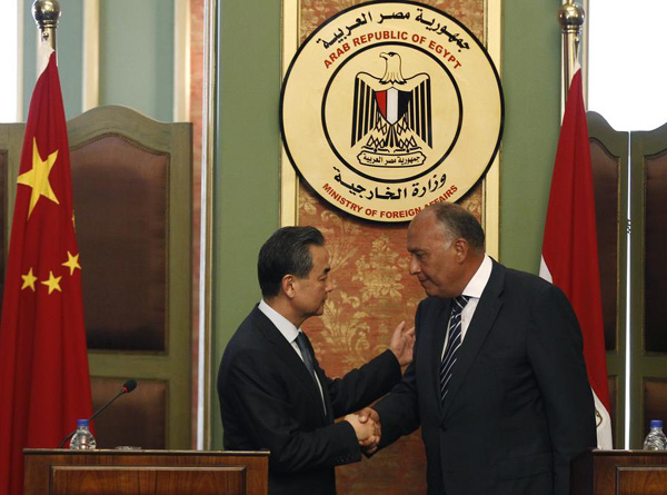 Chinese FM calls for strategic, pragmatic, sustainable China-Egypt ties