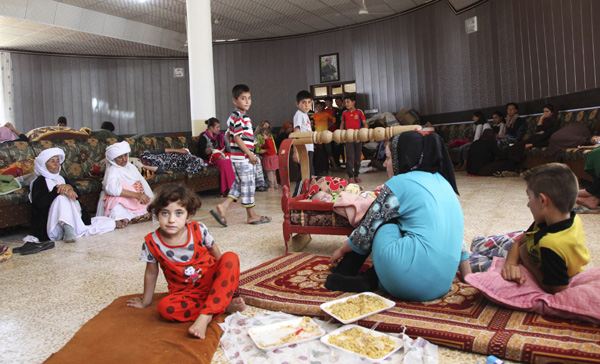 UN chief urges help to displaced people in Iraq