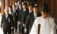 Yasukuni's heart beats for brutality, pumps blood of militarism