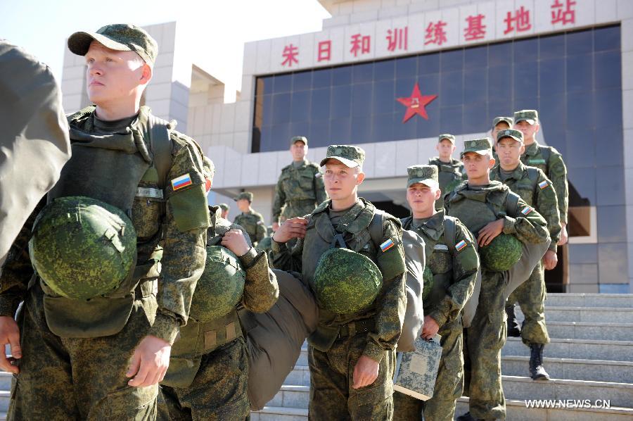 Russian troops arrive in N China for anti-terrorism drills