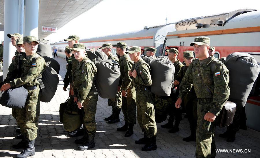 Russian troops arrive in N China for anti-terrorism drills