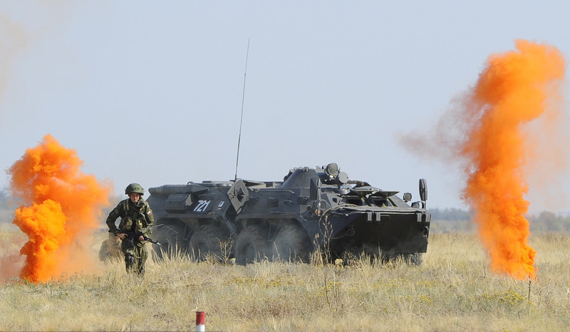 Russian-Indian tactical exercises at Volgograd