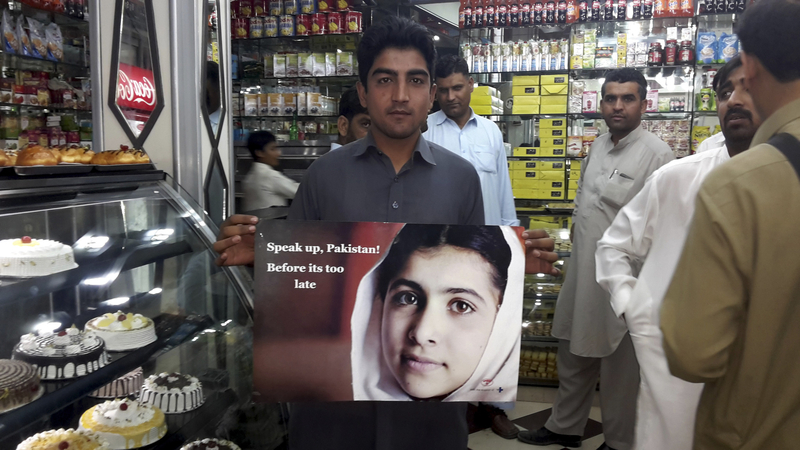 Malala's hometown celebrates her Nobel Peace Prize