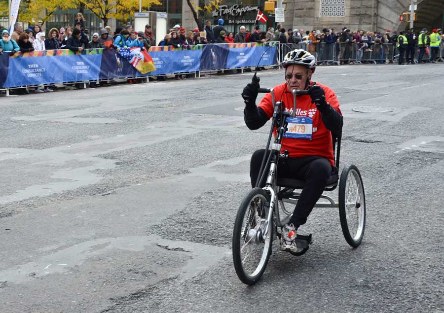 NYC marathon held in chilly, windy weather