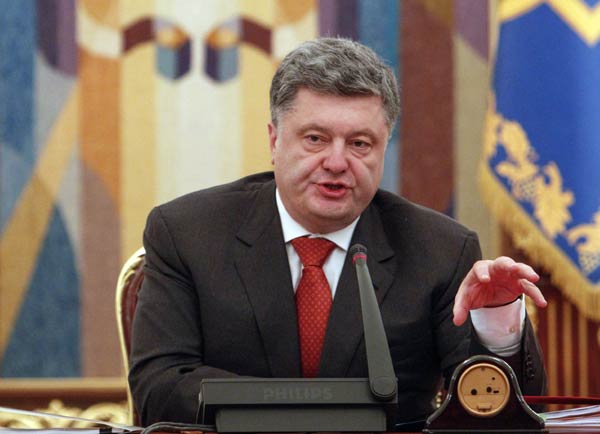 Ukrainian president calls new election in eastern regions